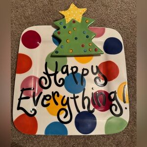 Coton Colors Small “Happy Everything” plate with 12 attachments